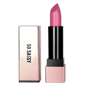 REALHER Moisturizing Lipstick So Sassy Pink Vegan Cruelty-Free New